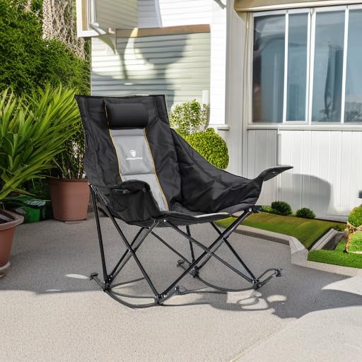 Dowinx oversized rocking chair carry bag illustrates simple transport and storage convenience