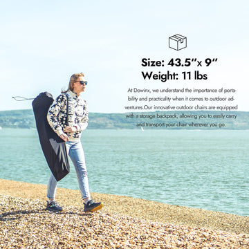 Dowinx rocking chair mesh pocket offers quick access to essentials