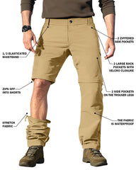 DOWMQ stretch waistband delivers comfortable mobility across rugged terrain