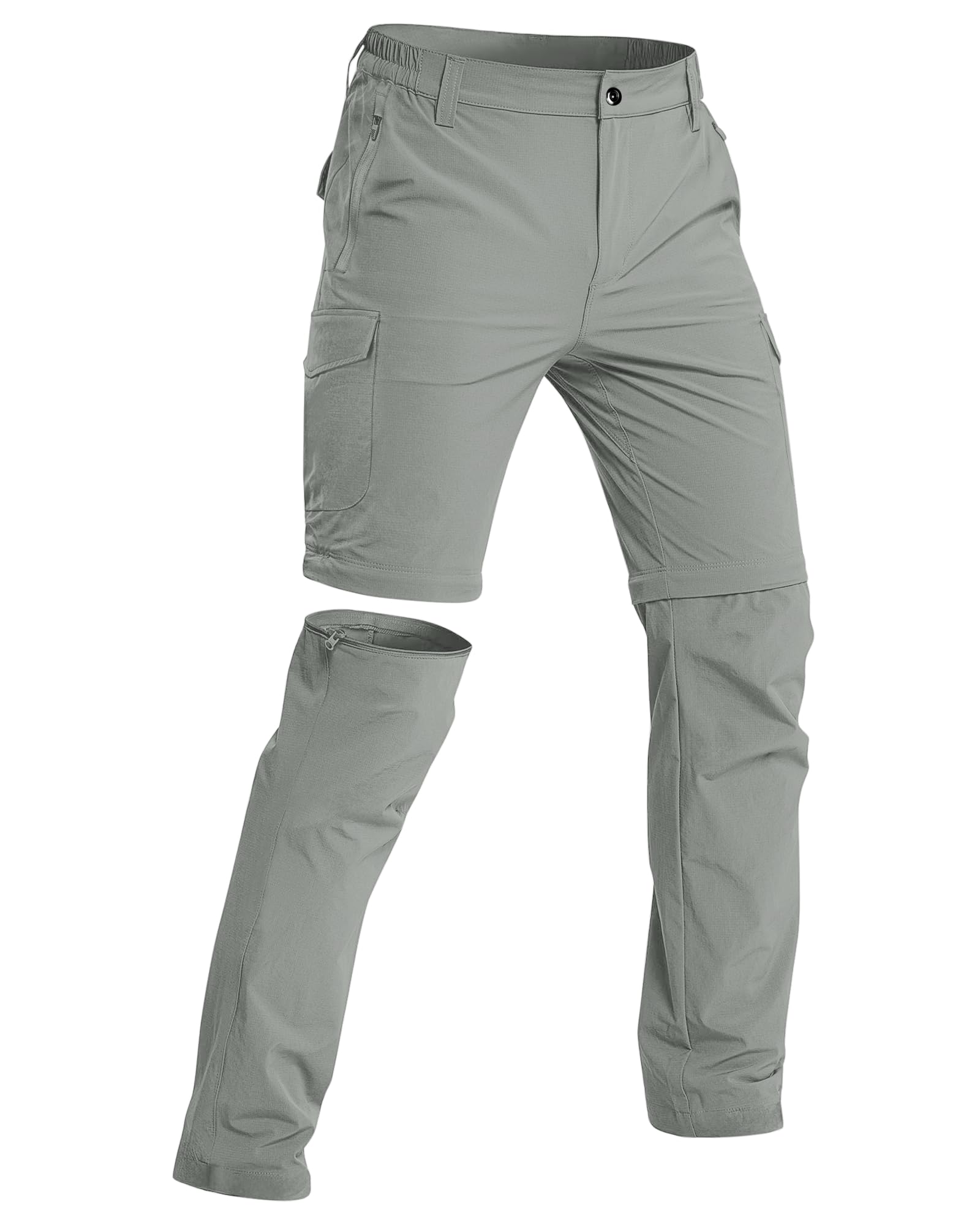 DowMQ mens hiking pants zip-off legs for quick on-trail adaptation