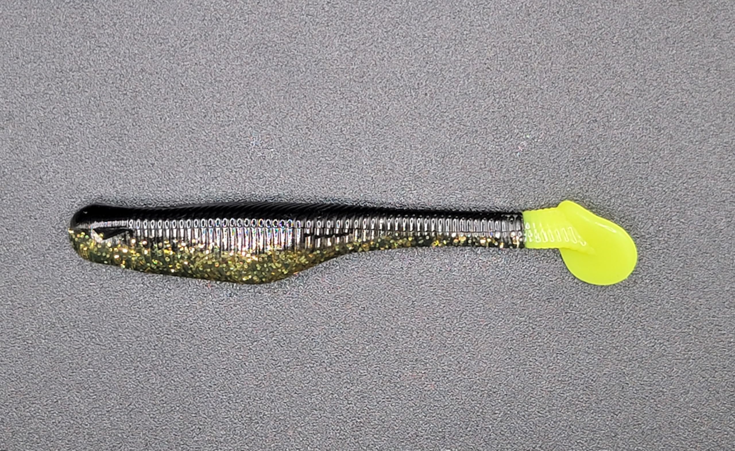 Texas Roach color detail on Down South Lures hook