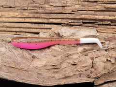 Close-up of paddle tail on Southern Shad swimbait