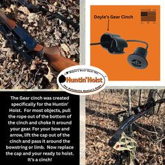Doyles Deer Gear Huntin Hoist cinch choker enables versatile load transfer for gear