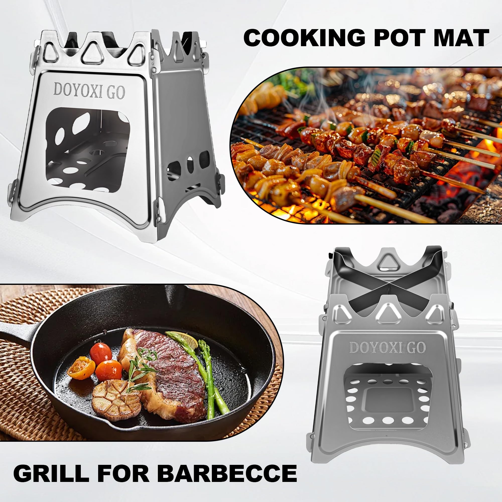 DOYOXIGO storage bag keeps stove organized during trips.
