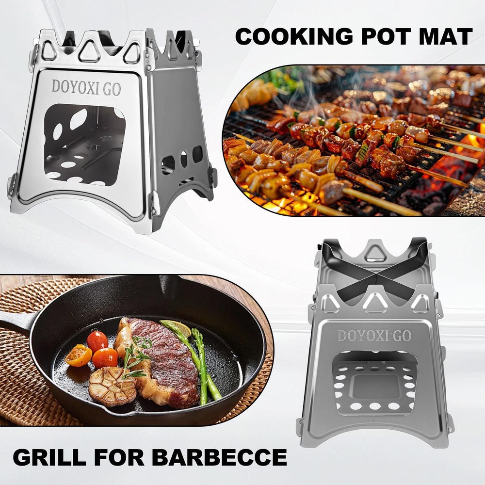 DOYOXIGO storage bag keeps stove organized during trips.
