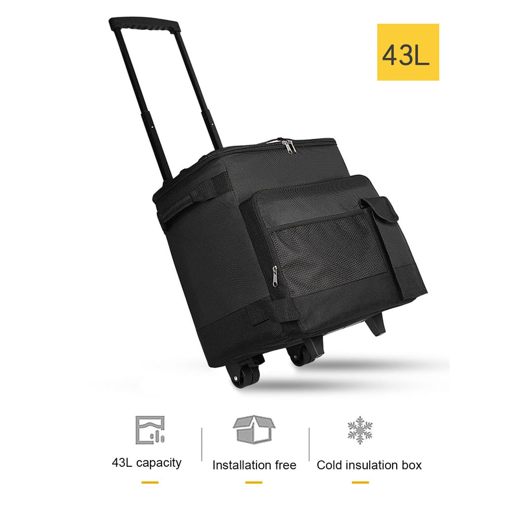 Dpofirs 43L rolling cooler ready for camping trips and everyday errands