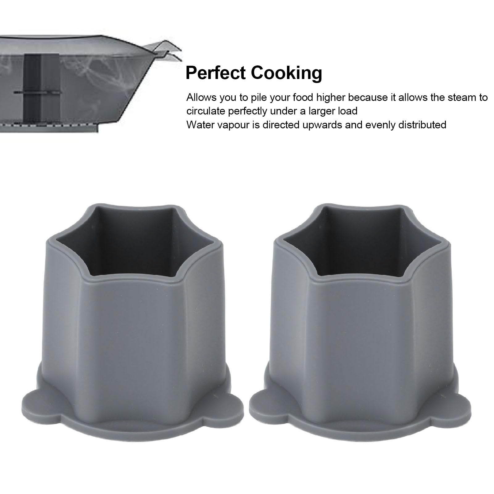 Dpofirs premium PP material steam chimney safe for direct food contact