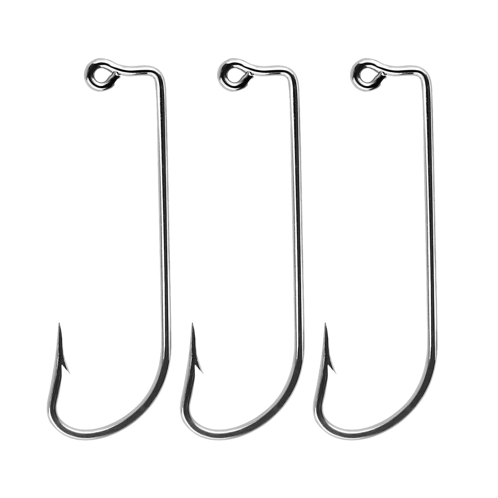 Dr.Fish 100 Pack O'Shaughnessy 90 Degree Jig Hooks packaging