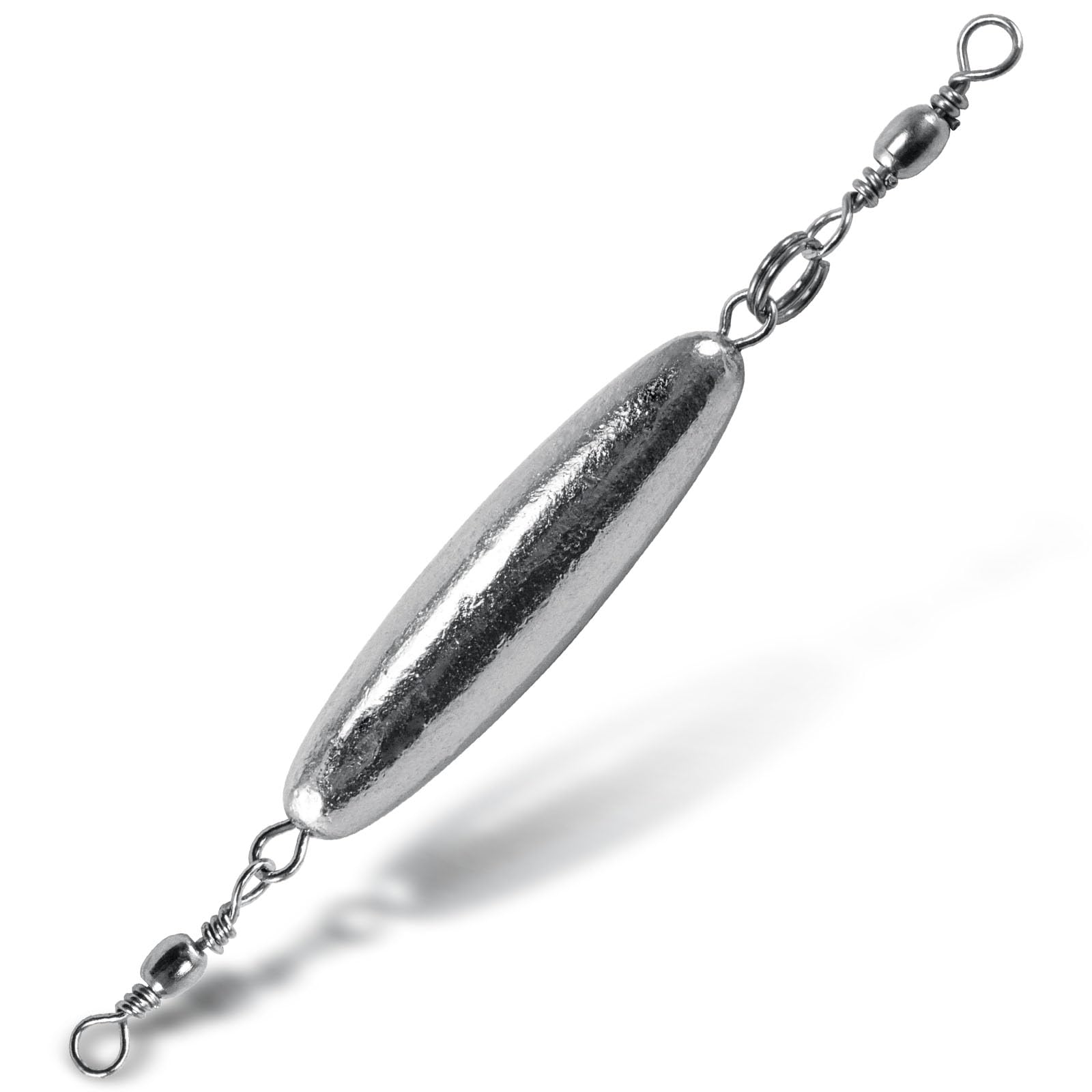 Dr.Fish inline trolling sinker 1/16 oz with double swivel