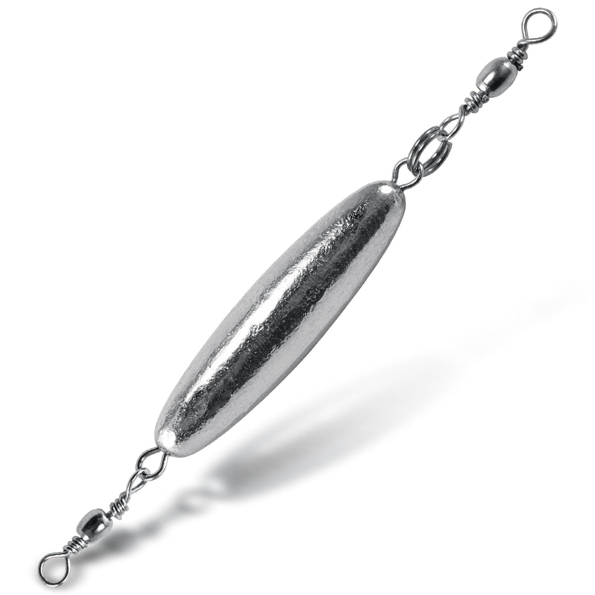 Dr.Fish inline trolling sinker 1/16 oz with double swivel