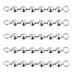 Dr.Fish stainless steel bead chain swivels with 6 beads