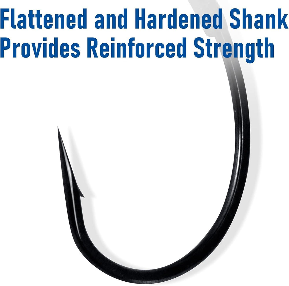 Fiber weed guard on drop shot hooks for heavy cover – image 4