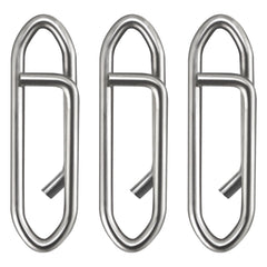 Dr.Fish 40-pack power clips close-up stainless steel