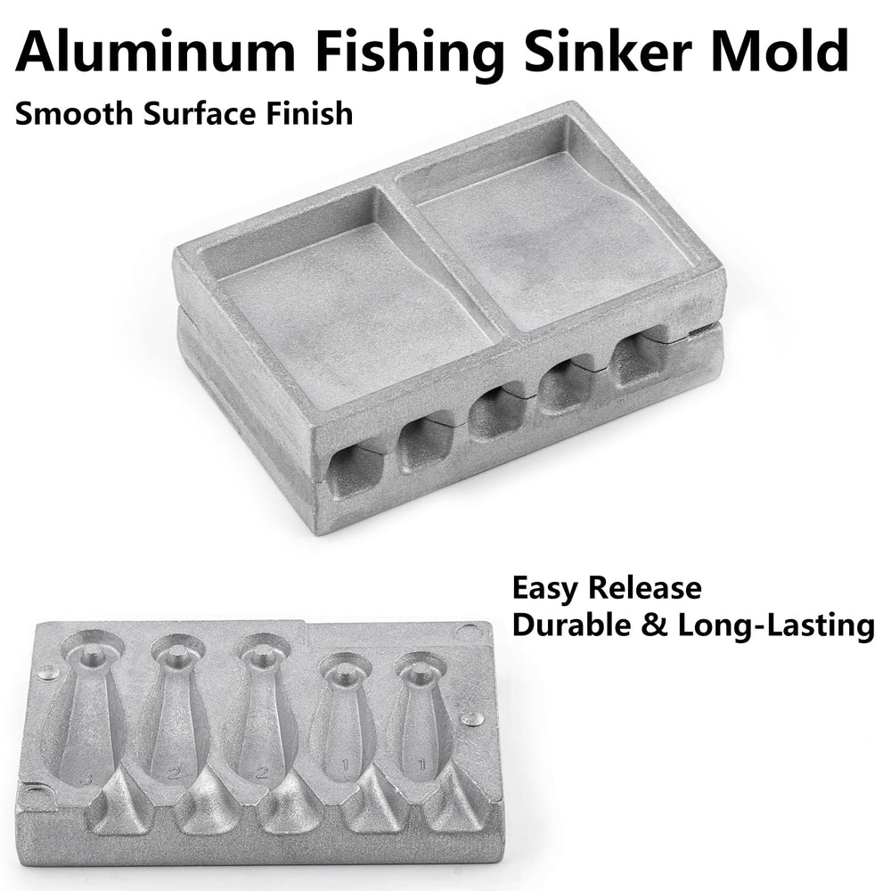 Dr.Fish Bank Sinker Mold set packaging