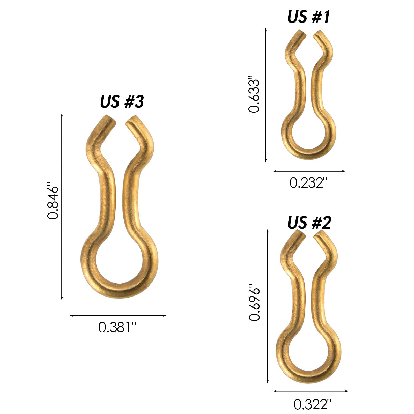 Dr.Fish brass sinker eyelets 200 pack view highlighting convenient DIY weight making