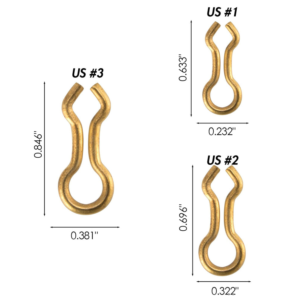 Dr.Fish brass sinker eyelets 200 pack view highlighting convenient DIY weight making