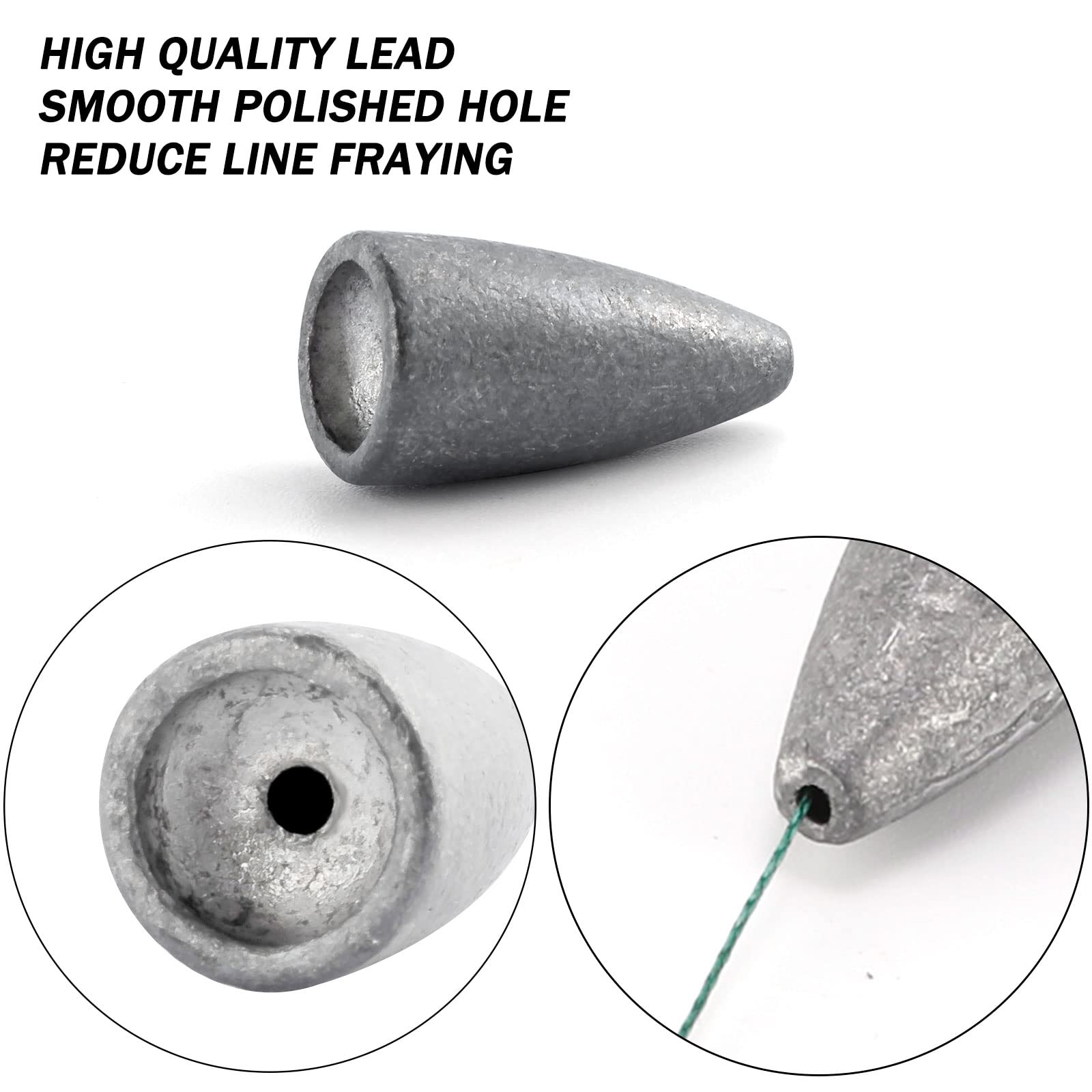 Dr.Fish Carolina rig setup with sinker supports soft lure stability in bass fishing.