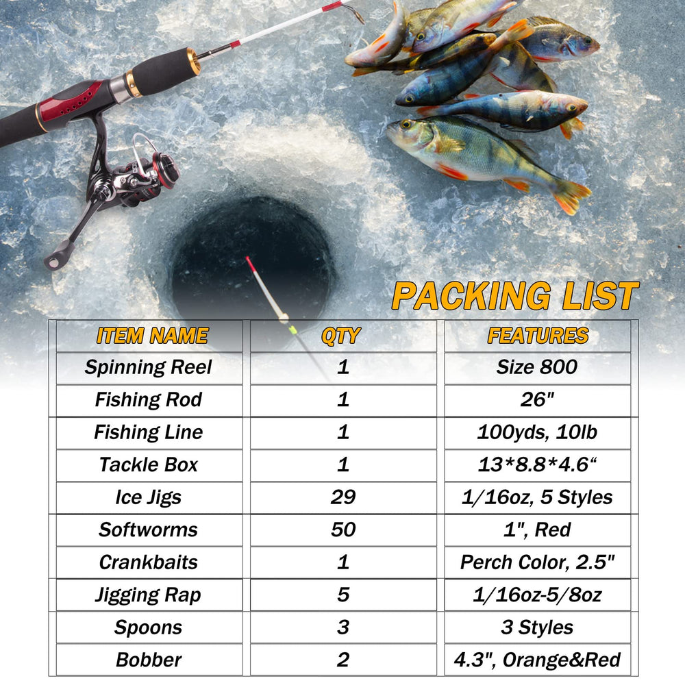 Dr.Fish ice fishing storage box keeps gear organized