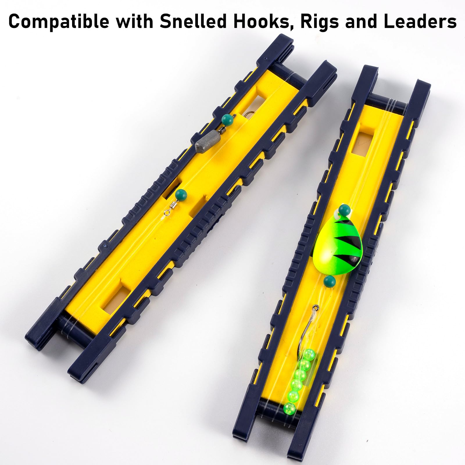 Slotted snell holder and plastic transport box