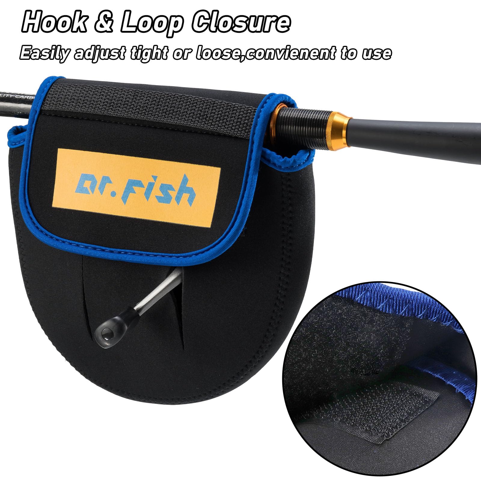 Reel cover available in multiple sizes for most spinning reels