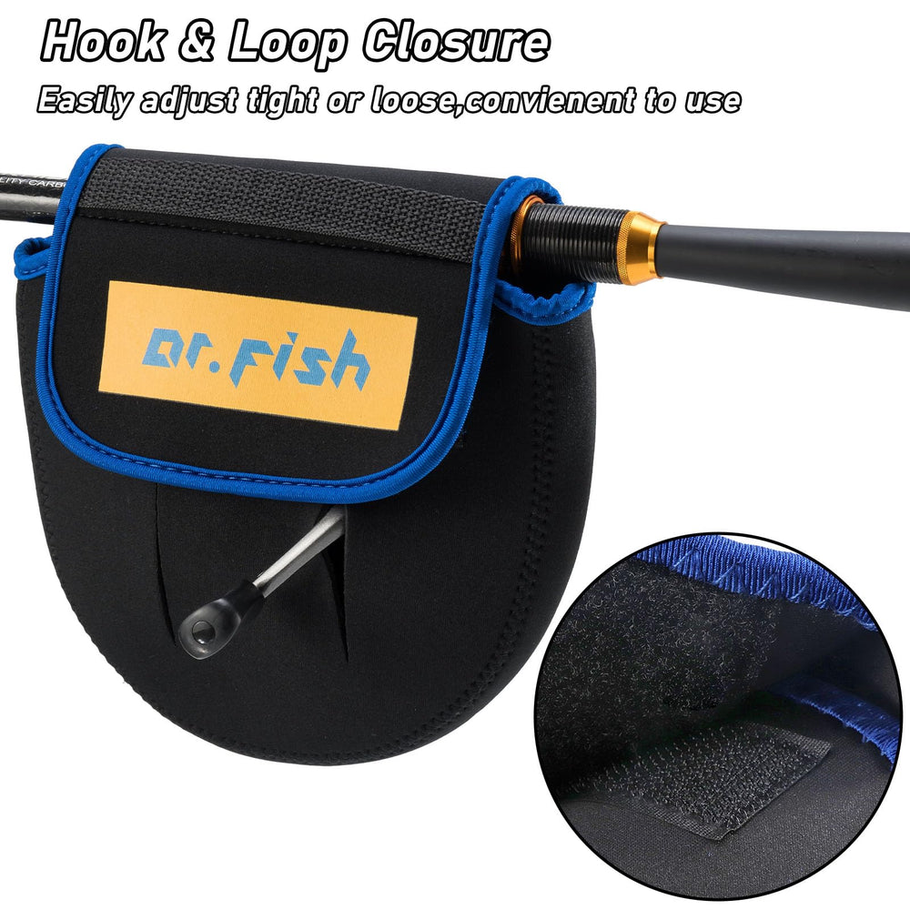 Reel cover available in multiple sizes for most spinning reels