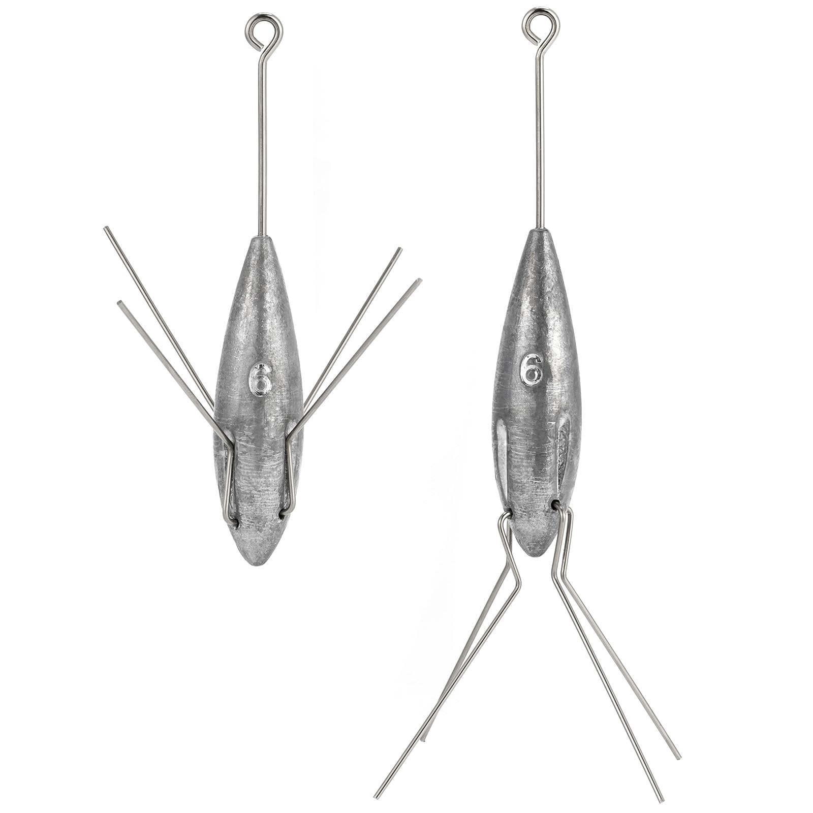 Dr.Fish Sputnik Sinker ready for surf beach casting and bait anchoring.
