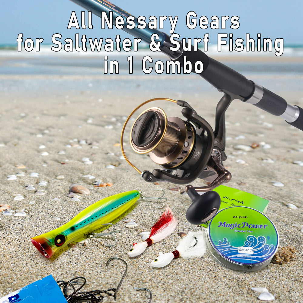 Open water saltwater fishing setup by Dr.Fish