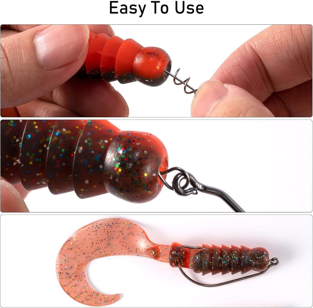 Forged shank and sharp needle point on swimbait hook