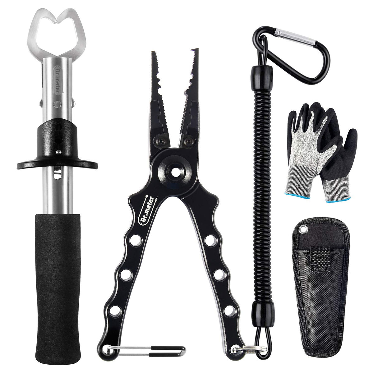 Dr.meter aluminum fishing pliers with stainless steel jaw