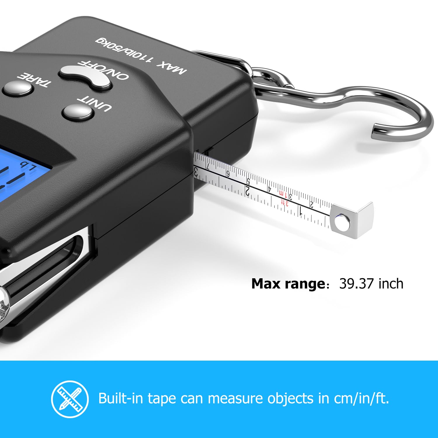 Battery compartment with two AAA batteries included