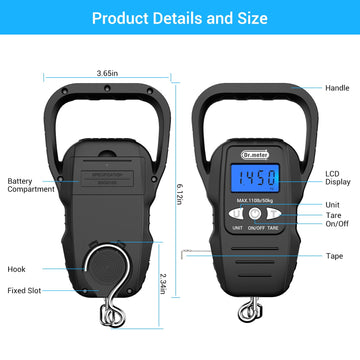 Digital fishing scale suitable as a gift for anglers