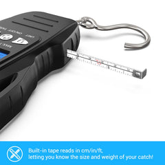 Luggage scale mode with 110 lb capacity