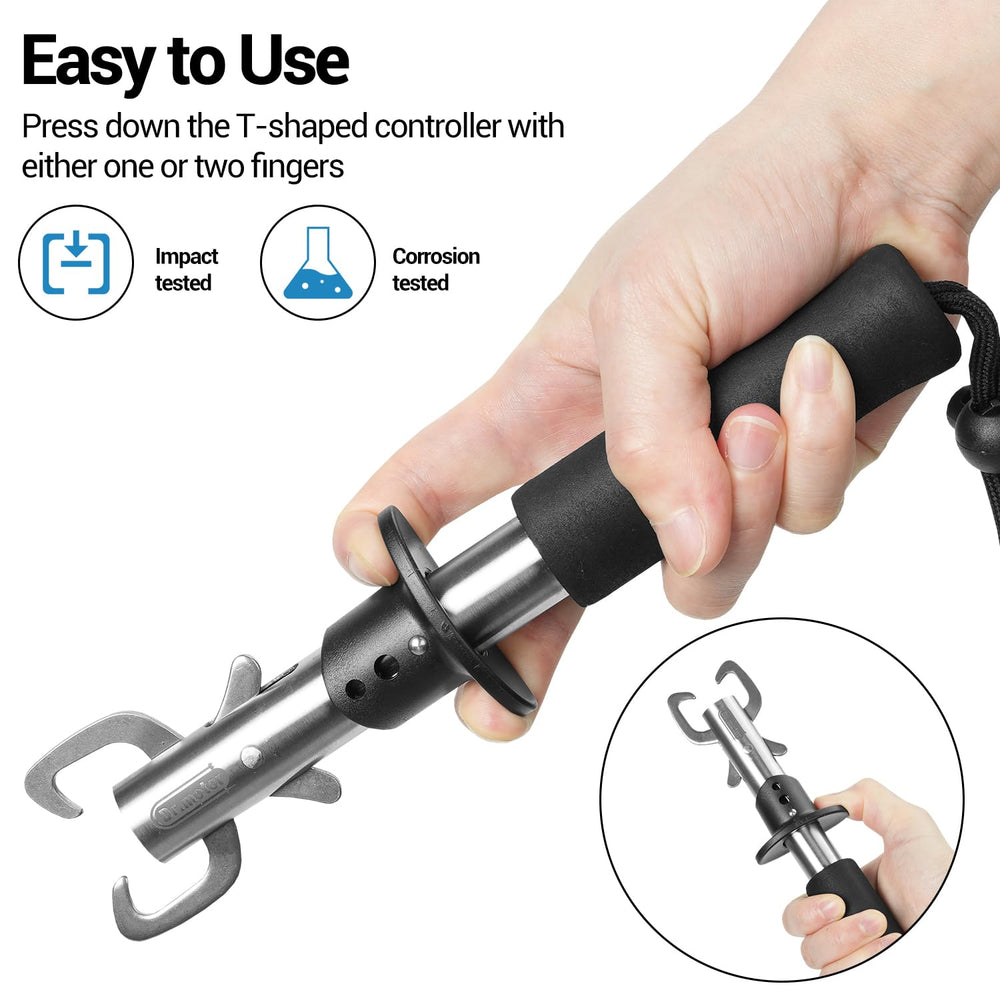Stainless steel hook and corrosion-resistant construction