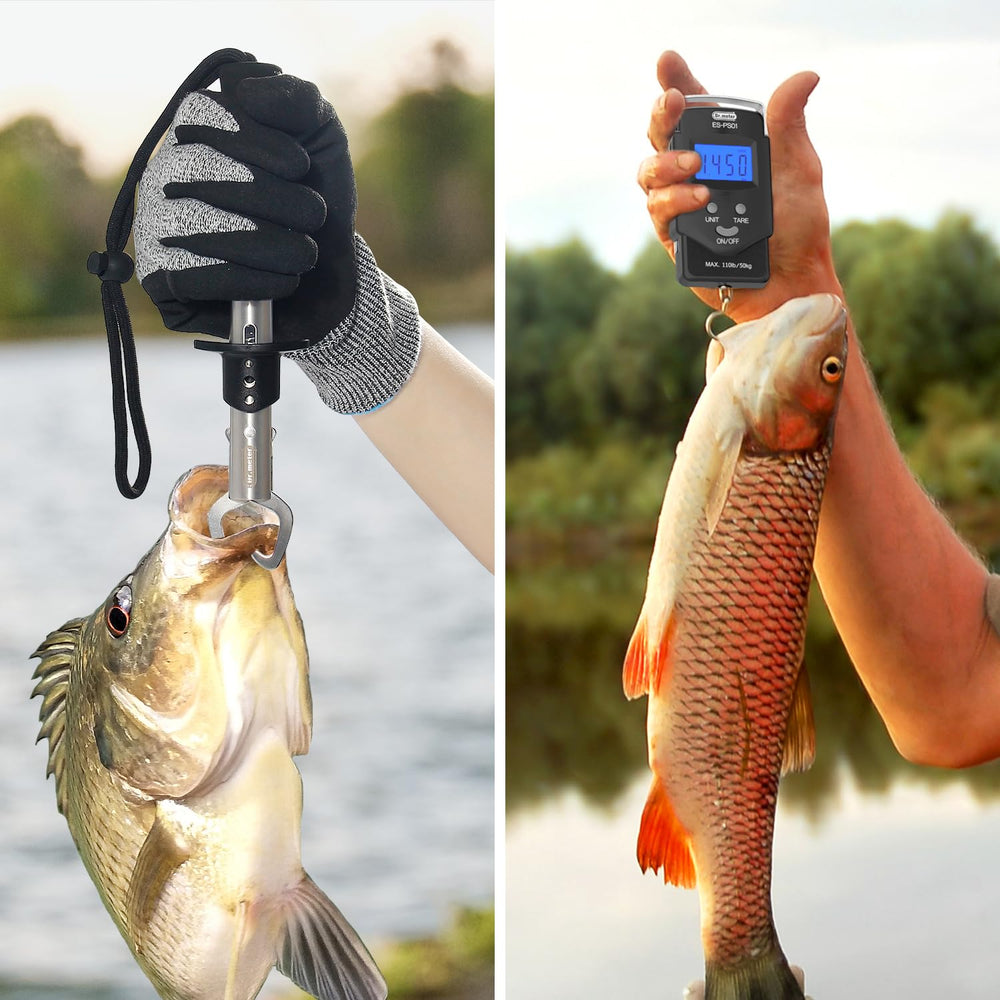 Non-slip EVA grip on the fish gripper