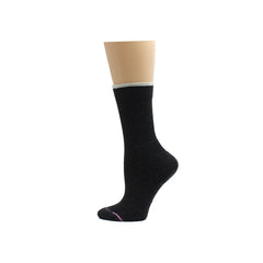 Dr. Motion women's hiking sock charcoal beige highlighting breathable mesh upper for cool, dry feet