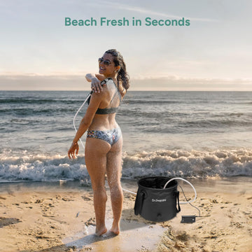 DR.PREPARE outdoor-pet-cleaning spray, convenient rinse after hikes and beach days.