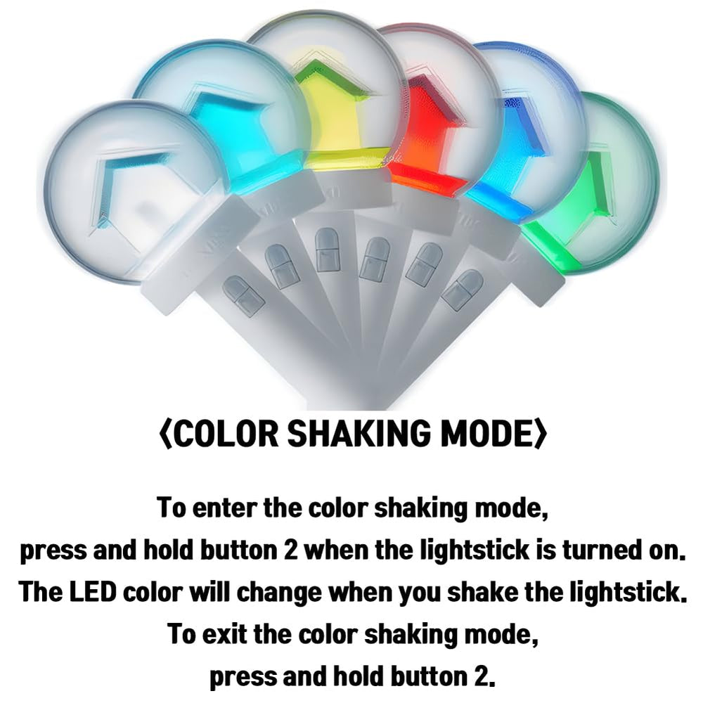 Dr Sayzer Boynextdoor lightstick buttons close-up showing color and mode control