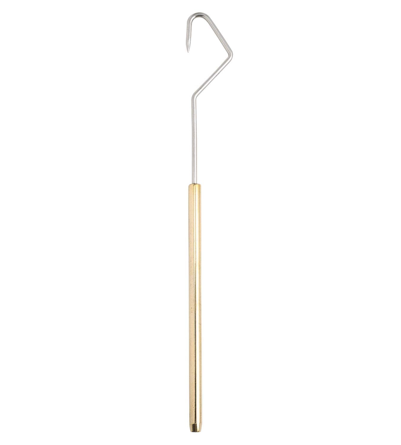 Dr. Slick Dubbing Hook Brass jumbo handle in use for dubbing