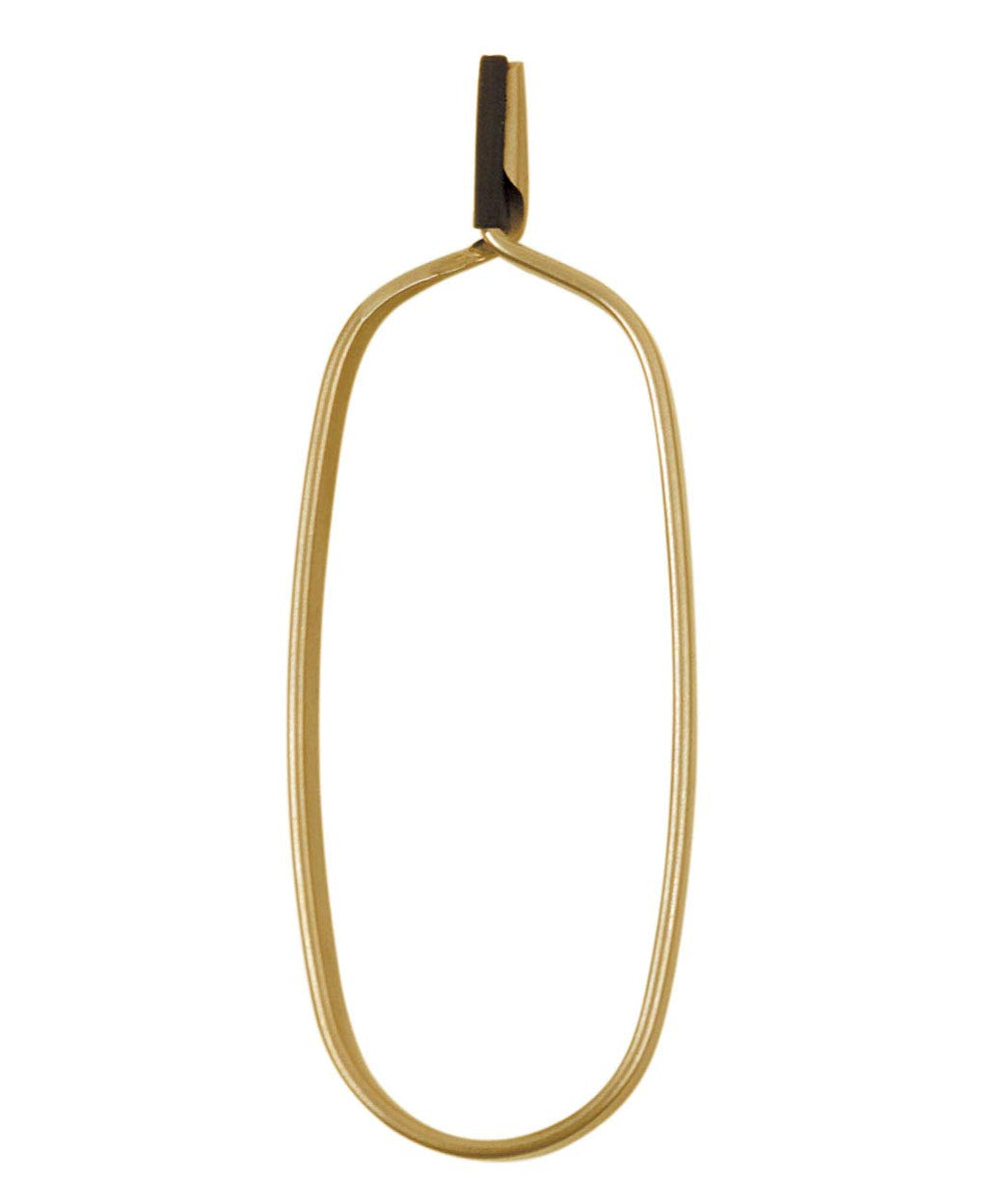 Dr. Slick Hackle Plier with brass finish for precise, simple hackle application
