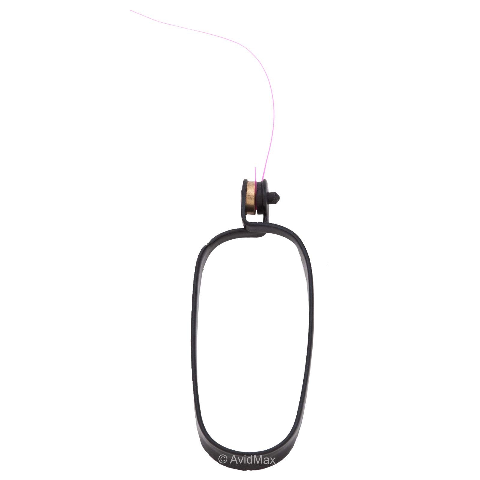Dr Slick Hackle Pliers rotary version shown for parachute flies with built-in half hitch tool.