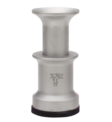 Dr. Slick Hair Stacker with brass finish enables durable hair tail creation for fly tying
