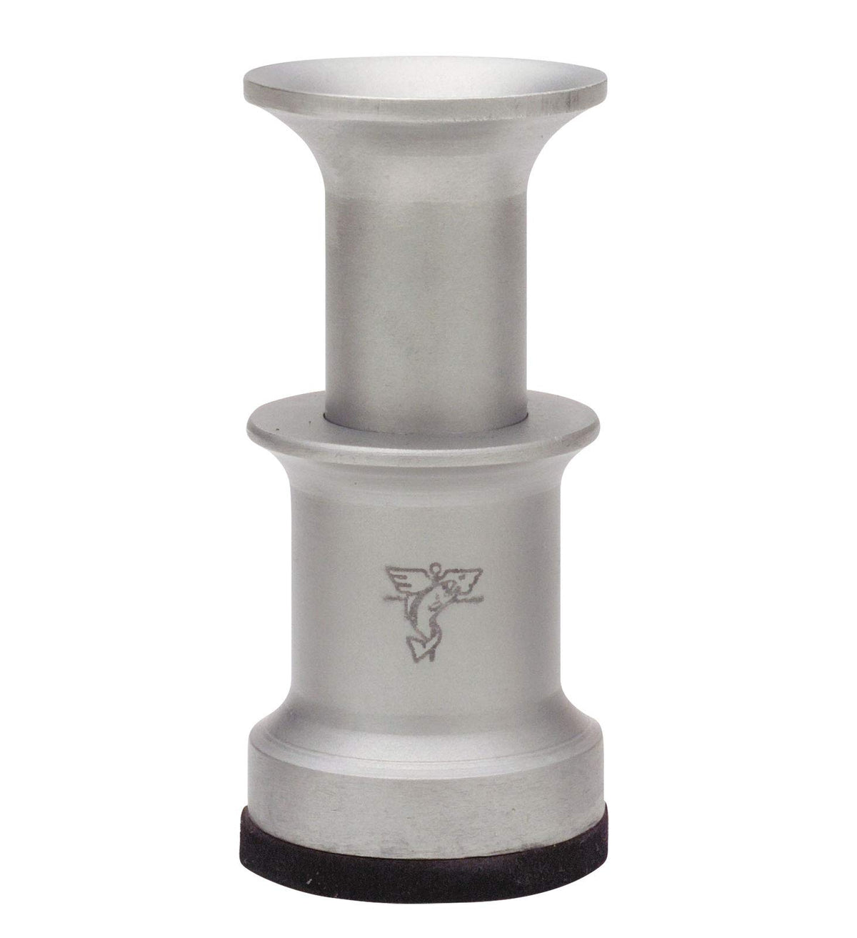 Dr. Slick Hair Stacker with brass finish enables durable hair tail creation for fly tying