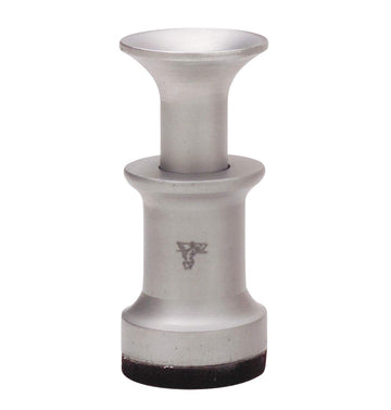 Dr. Slick Hair Stacker Small in aluminum finish enables smooth, low-static stacking for synthetic fibers.
