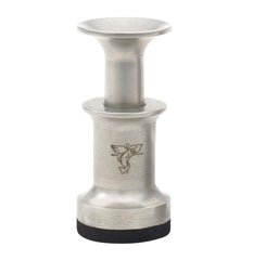 Dr. Slick Hair Stacker Small with satin finish and neoprene padded base supports stable hair stacking.