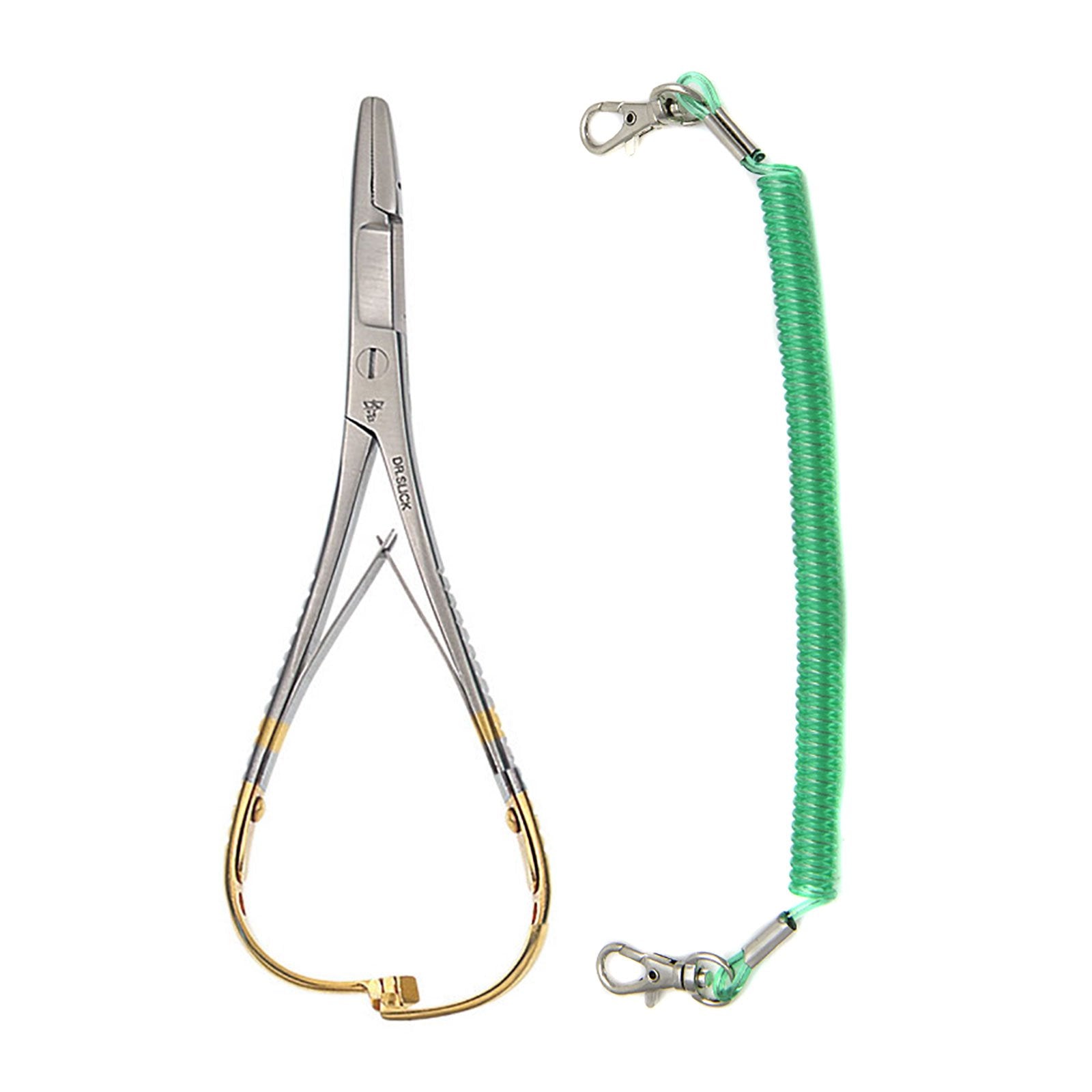 Dr Slick Mitten Scissor Clamp 5.5-inch Gold Straight, secure grip for precise control