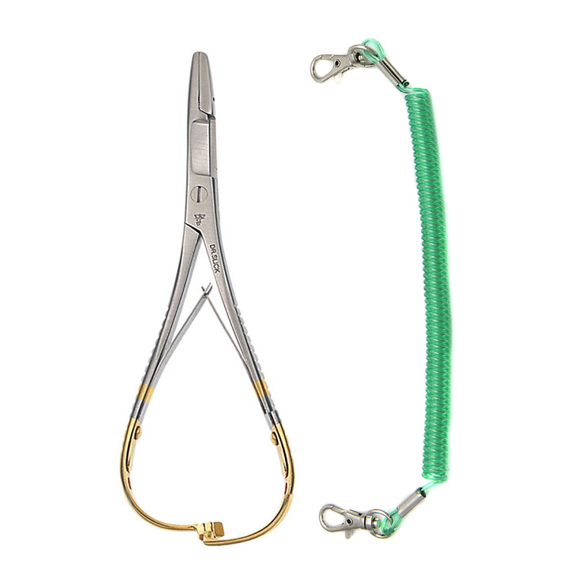 Dr Slick Mitten Scissor Clamp 5.5-inch Gold Straight, secure grip for precise control