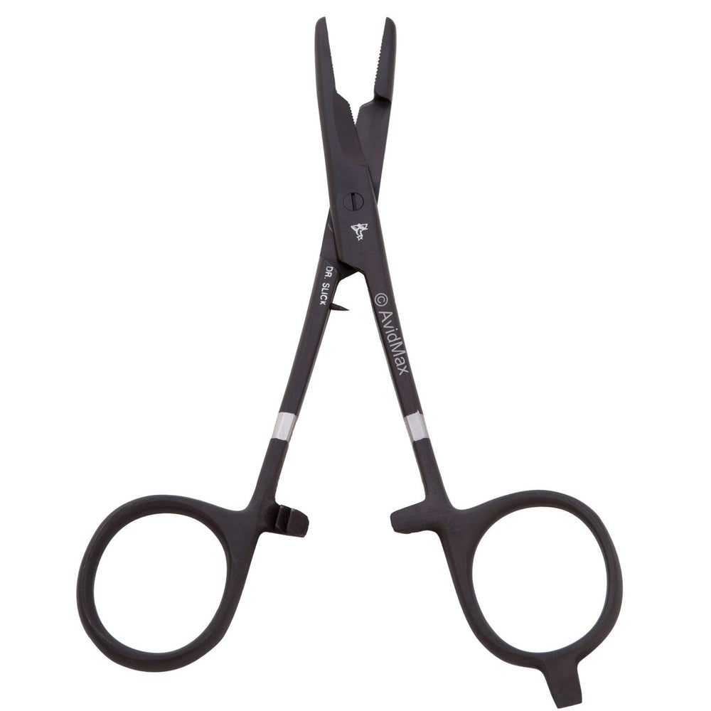 Dr Slick Scissor Clamp detachable shank close-up highlighting field repairs and adjustments