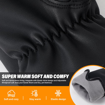 Dr.Warm gloves touchscreen-compatible for easy phone use
