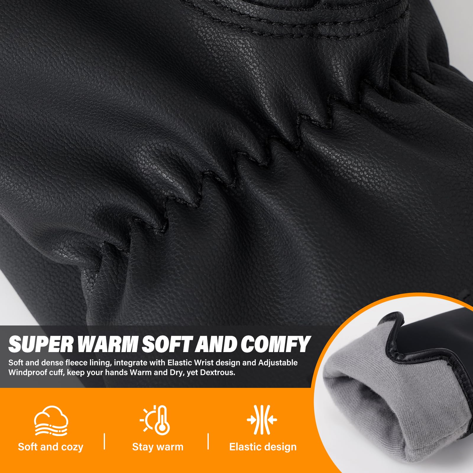 Dr.Warm gloves touchscreen-compatible for easy phone use