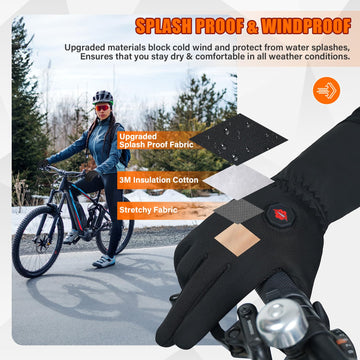 Dr.Warm heated gloves battery pack highlight, long-lasting power for extended winter activities.